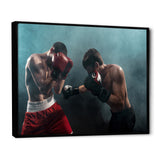 Two Professional Boxer Boxing - Sport Boxer Canvas Wall Art