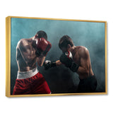 Two Professional Boxer Boxing - Sport Boxer Canvas Wall Art