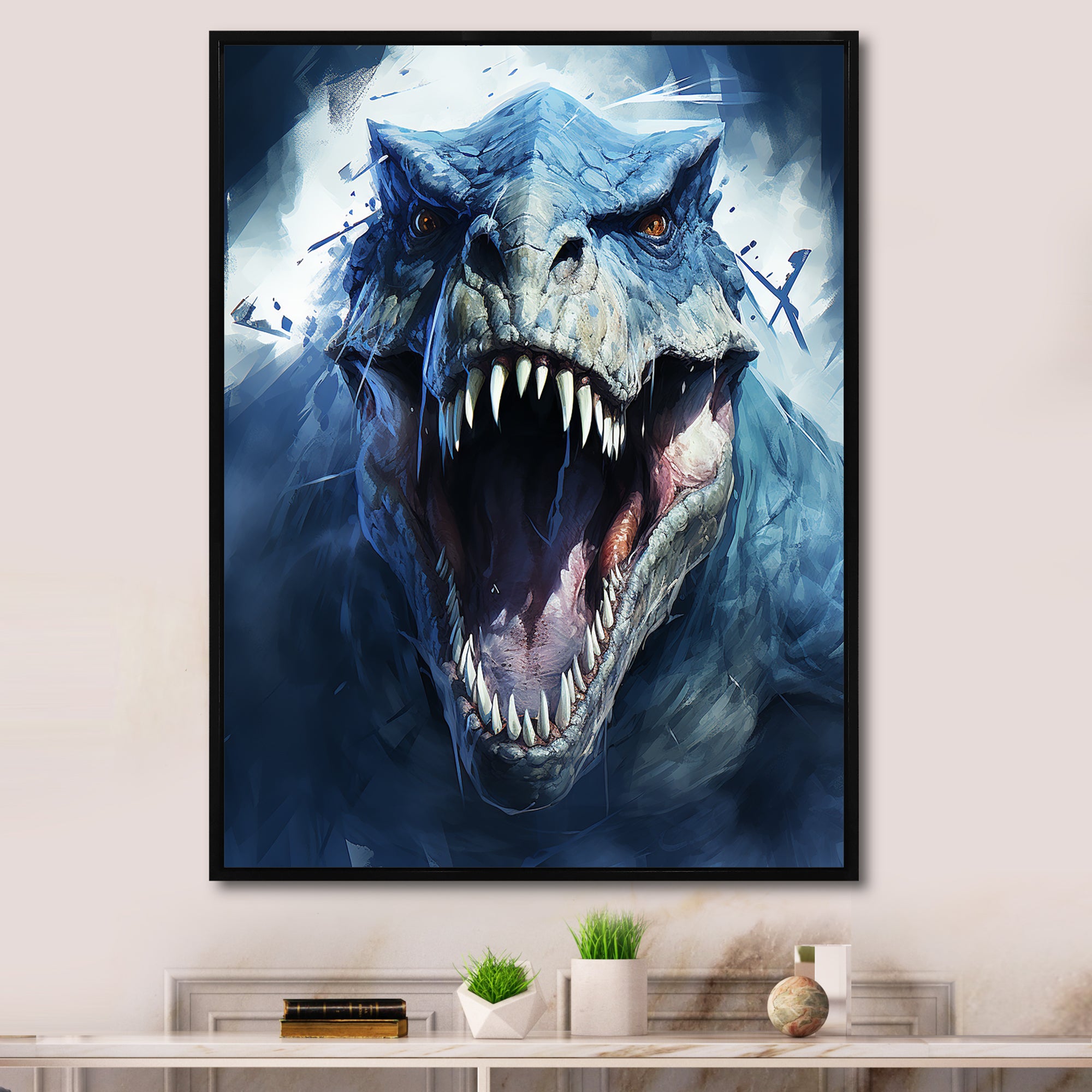 Gothic Dino Giants Trex - Dinosaur Wall Decor