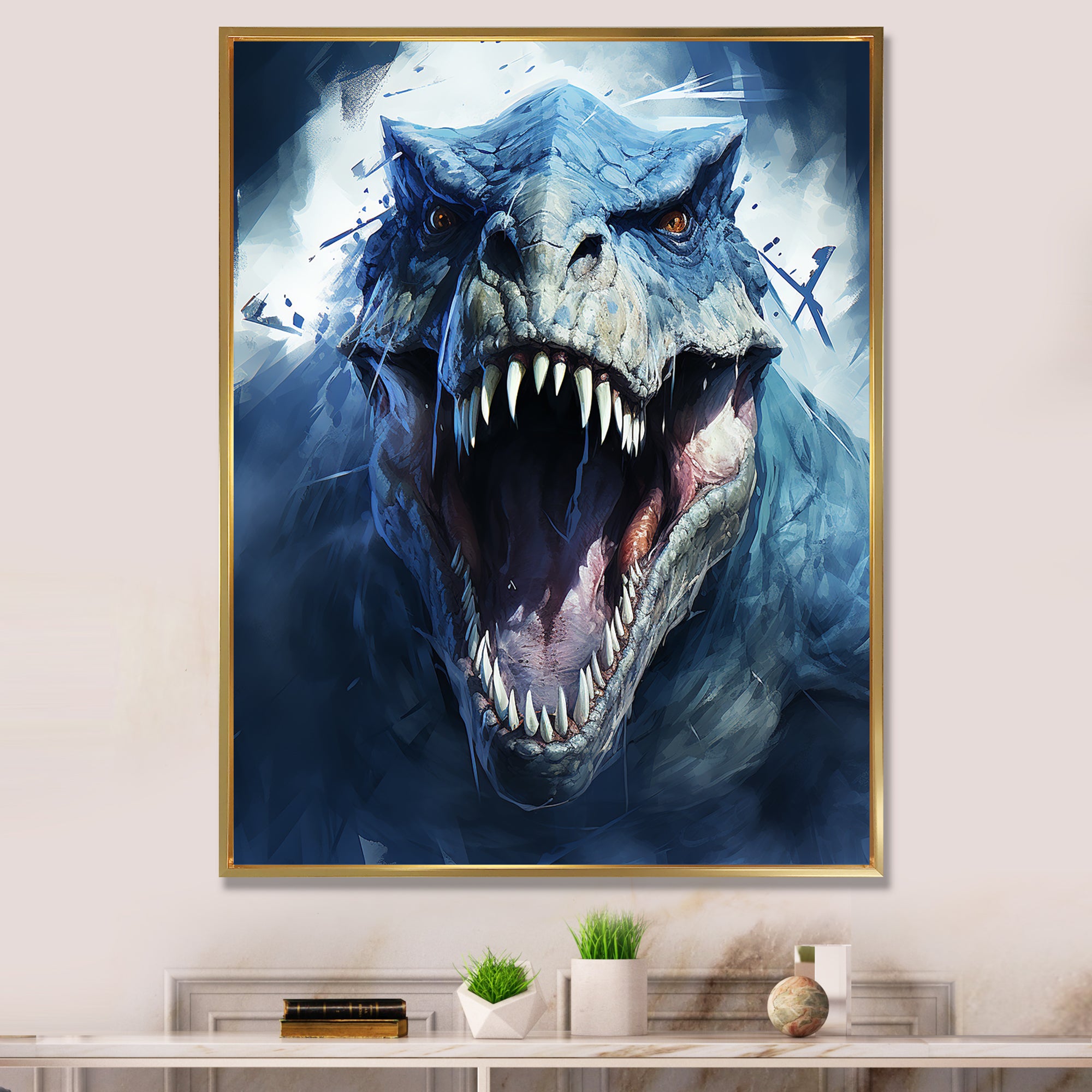 Gothic Dino Giants Trex - Dinosaur Wall Decor