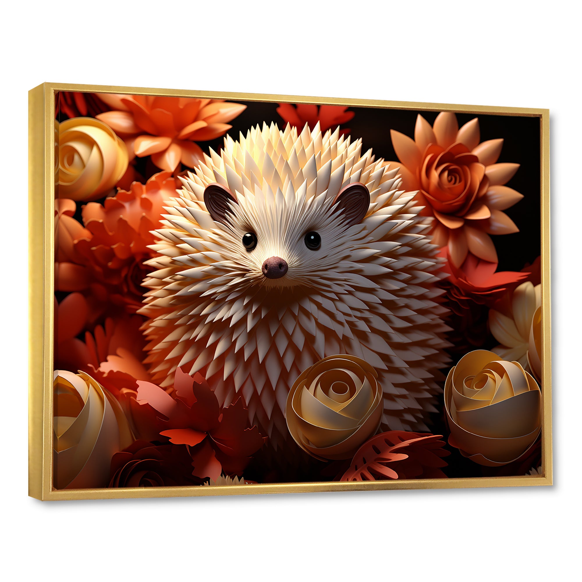 Other Animals white floral Hedgerow Friends - Forest Animals Wall Art Prints