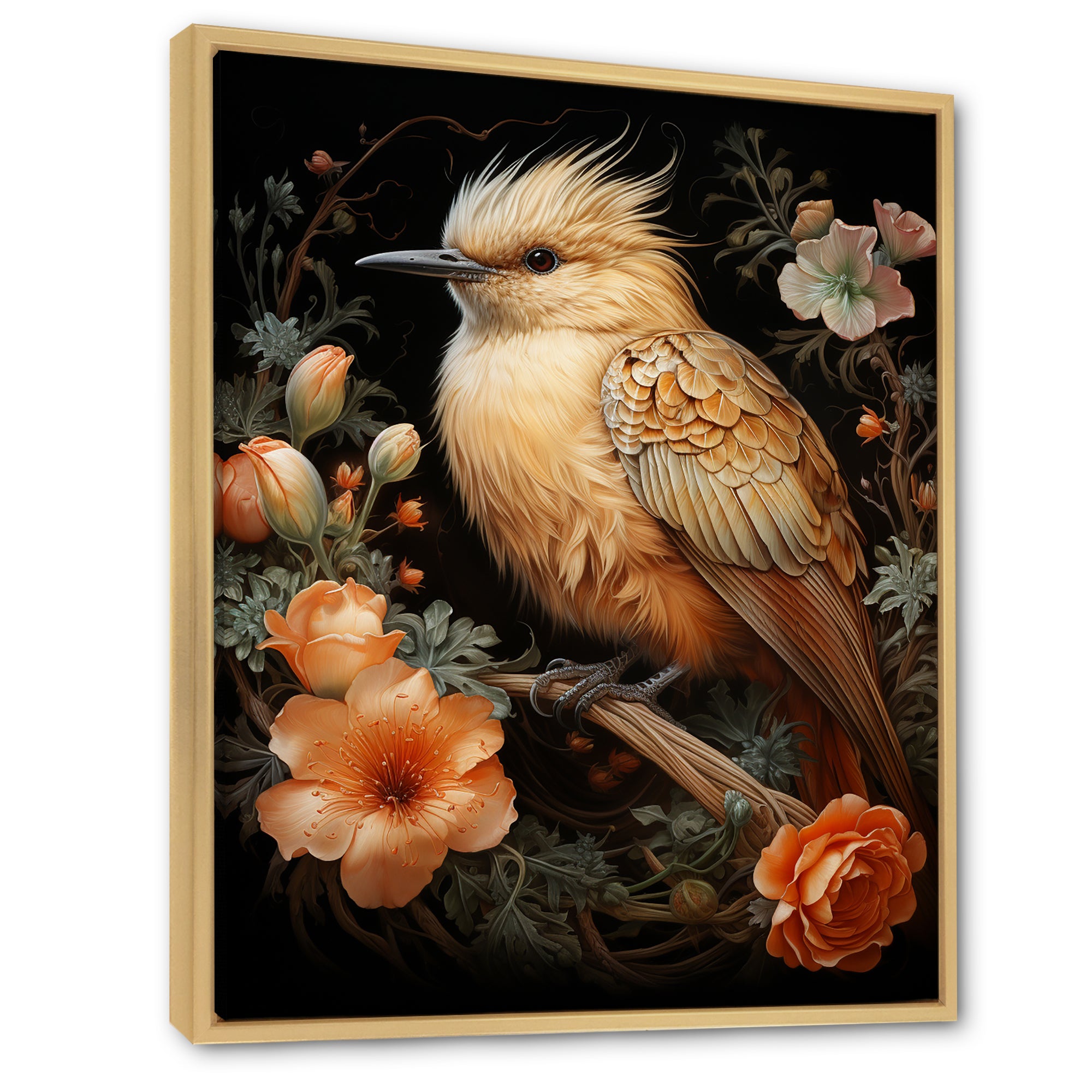 Springtime bird blooms - Bird Wall Art Prints