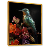 Neotropical blue Hummingbird - Green Hummingbird Wall Art