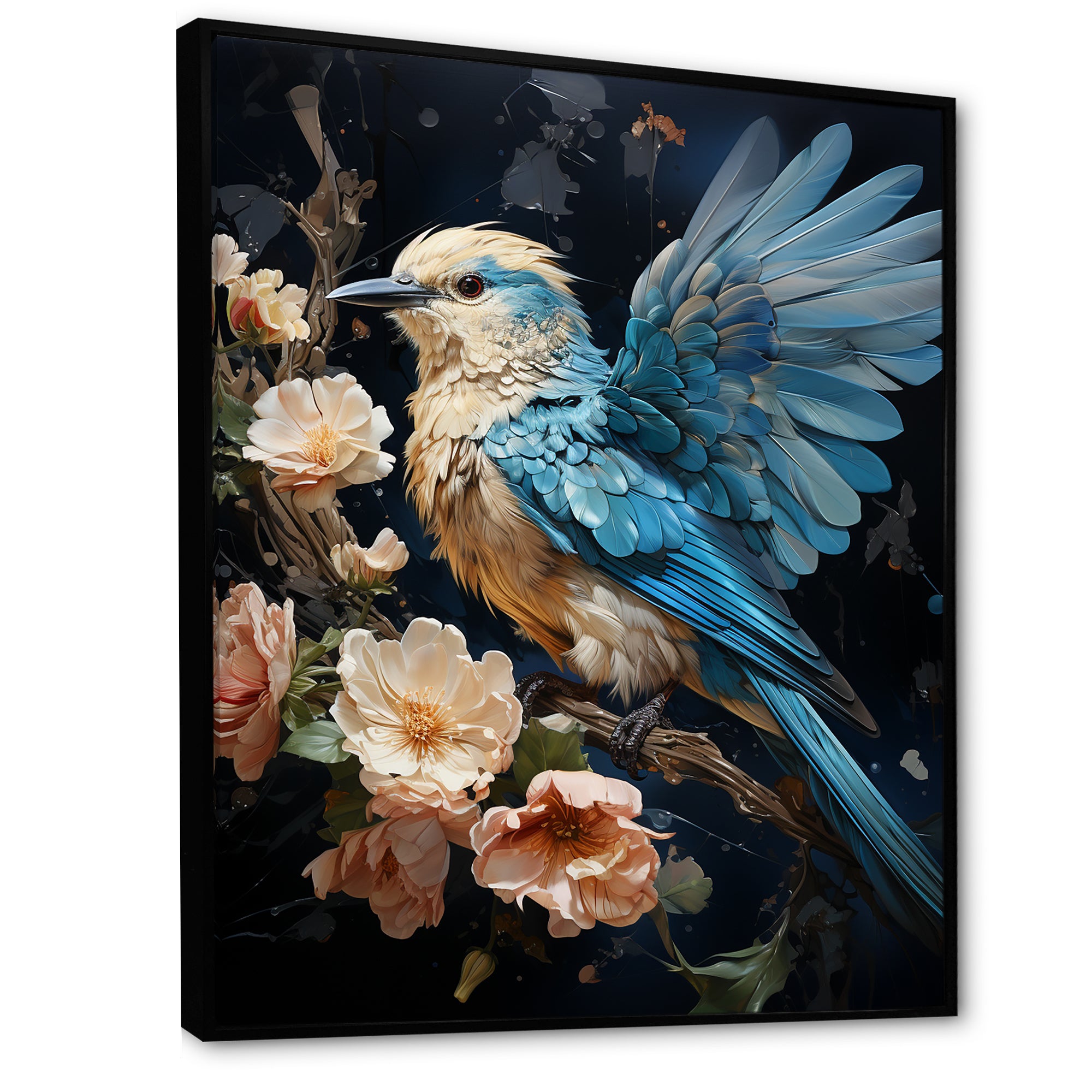 Hummingbird Sprites Flight - Hummingbird Canvas Wall Art