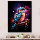 Blue Hummingbird twilight - Hummingbird Wall Decor