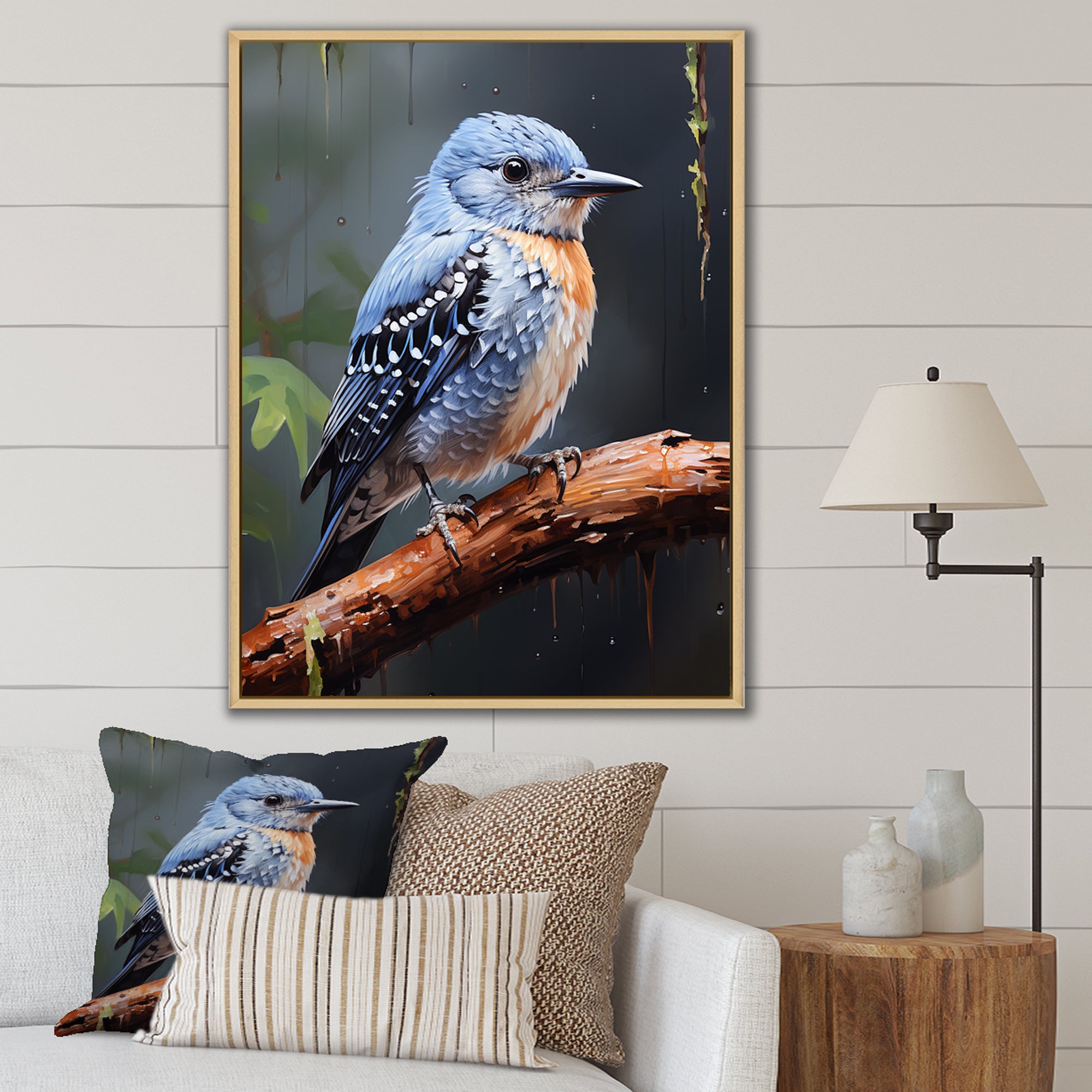 Dusk Plummet bird - Bird Wall Art Prints