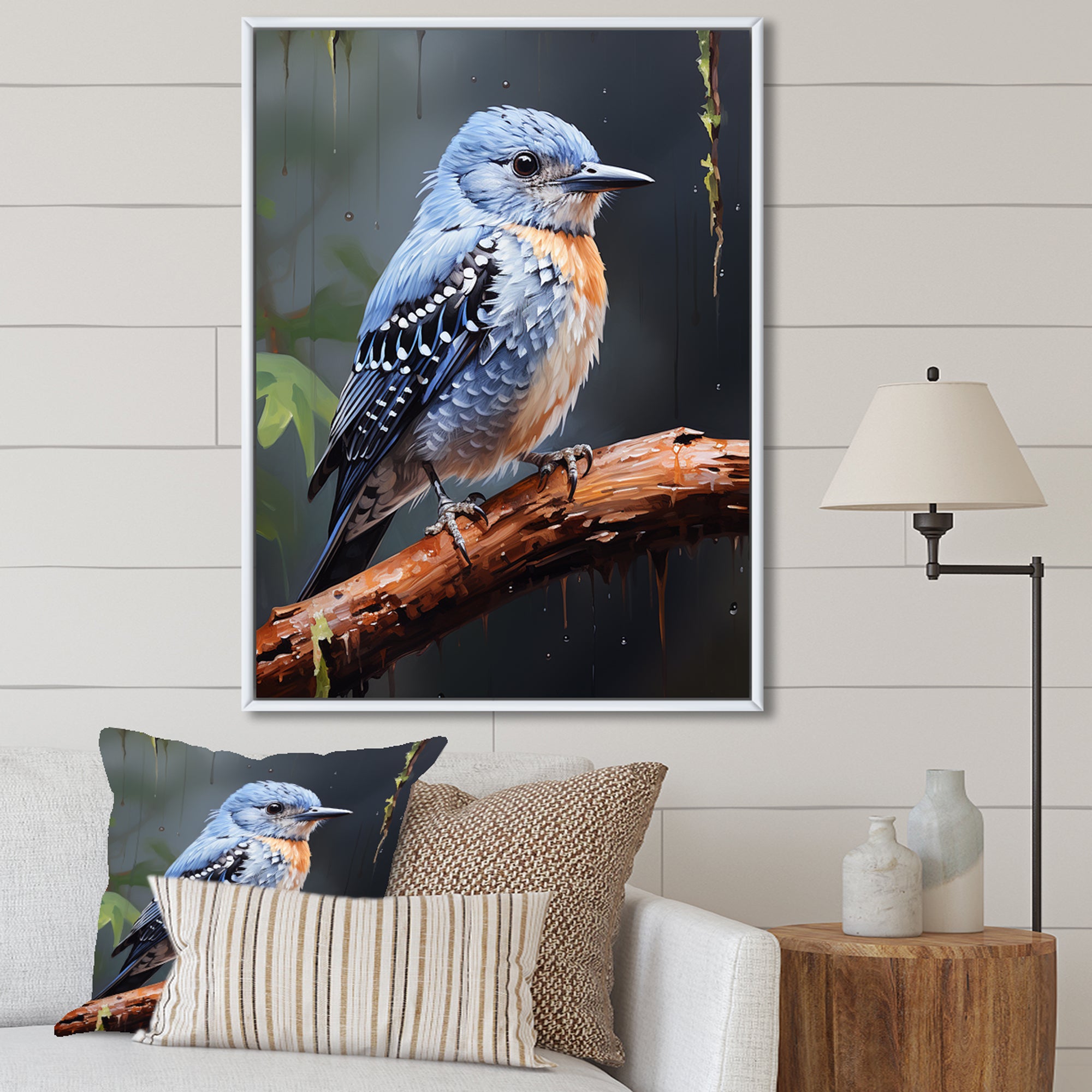 Dusk Plummet bird - Bird Wall Art Prints