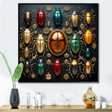 Colorful mystical beetles - Insects & Bugs Wall Art Prints