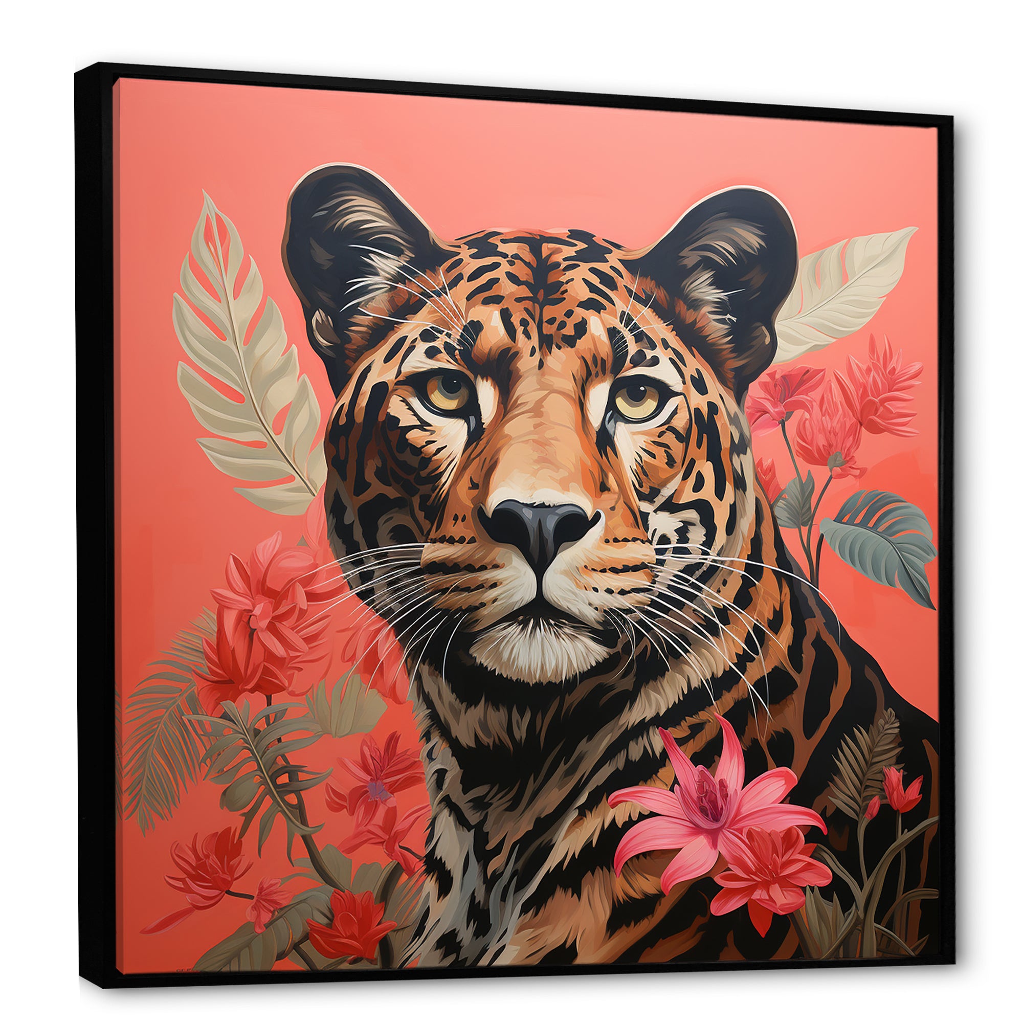 Matisse s Sprint Colorful Cheetah - Cheetah Canvas Wall Art