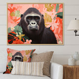 Vibrant Gorilla Portrait - Gorilla Wall Decor