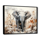 Elephants Bamboo Wonderland - Elephant Large Canvas Wall Art