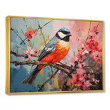 Blue bird floral tree harmony - Blue Bird Wall Art