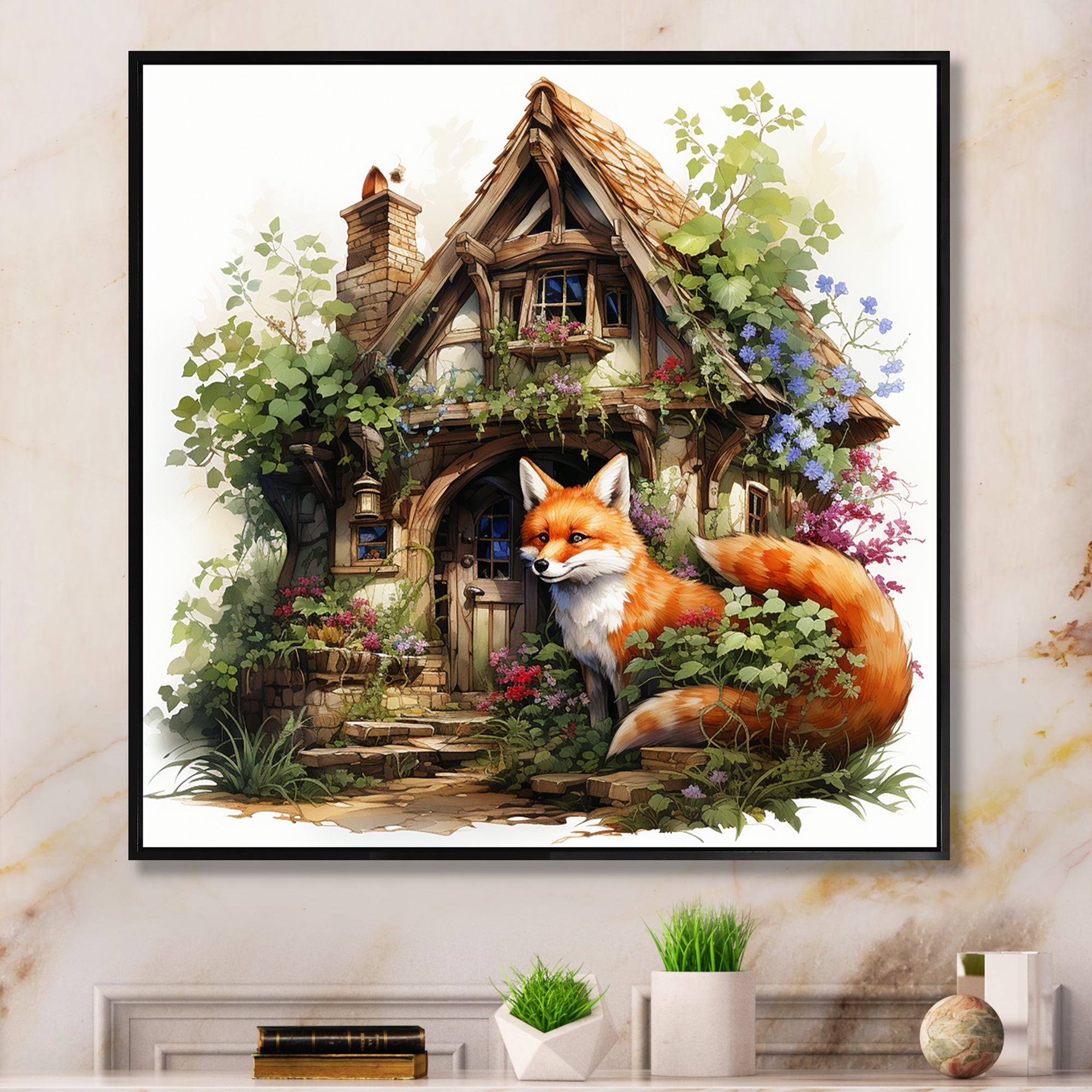 Fox's elegant treehouse blooms - Fox Wall Decor