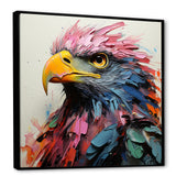 Pink and blue Majesty Eagle - Eagle Home Decor Art