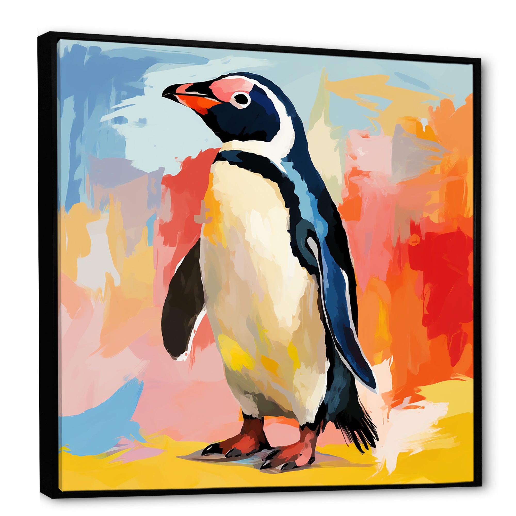 Penguin parade charm - Penguin Wall Decor