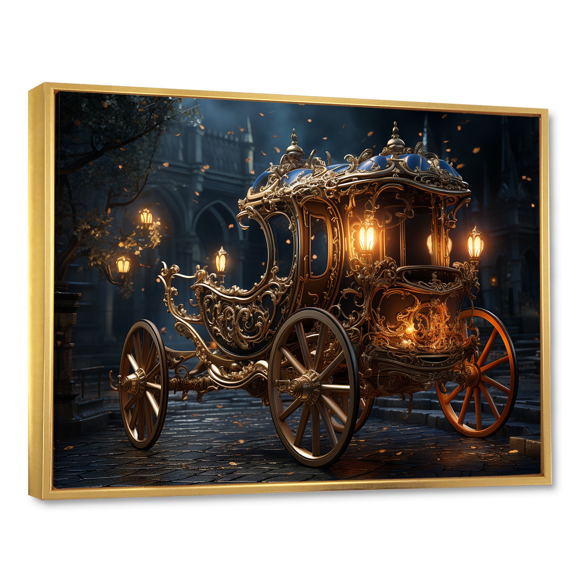 Vintage old American Cart I - Old American Cart Canvas Wall Art