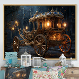 Vintage old American Cart I - Old American Cart Canvas Wall Art