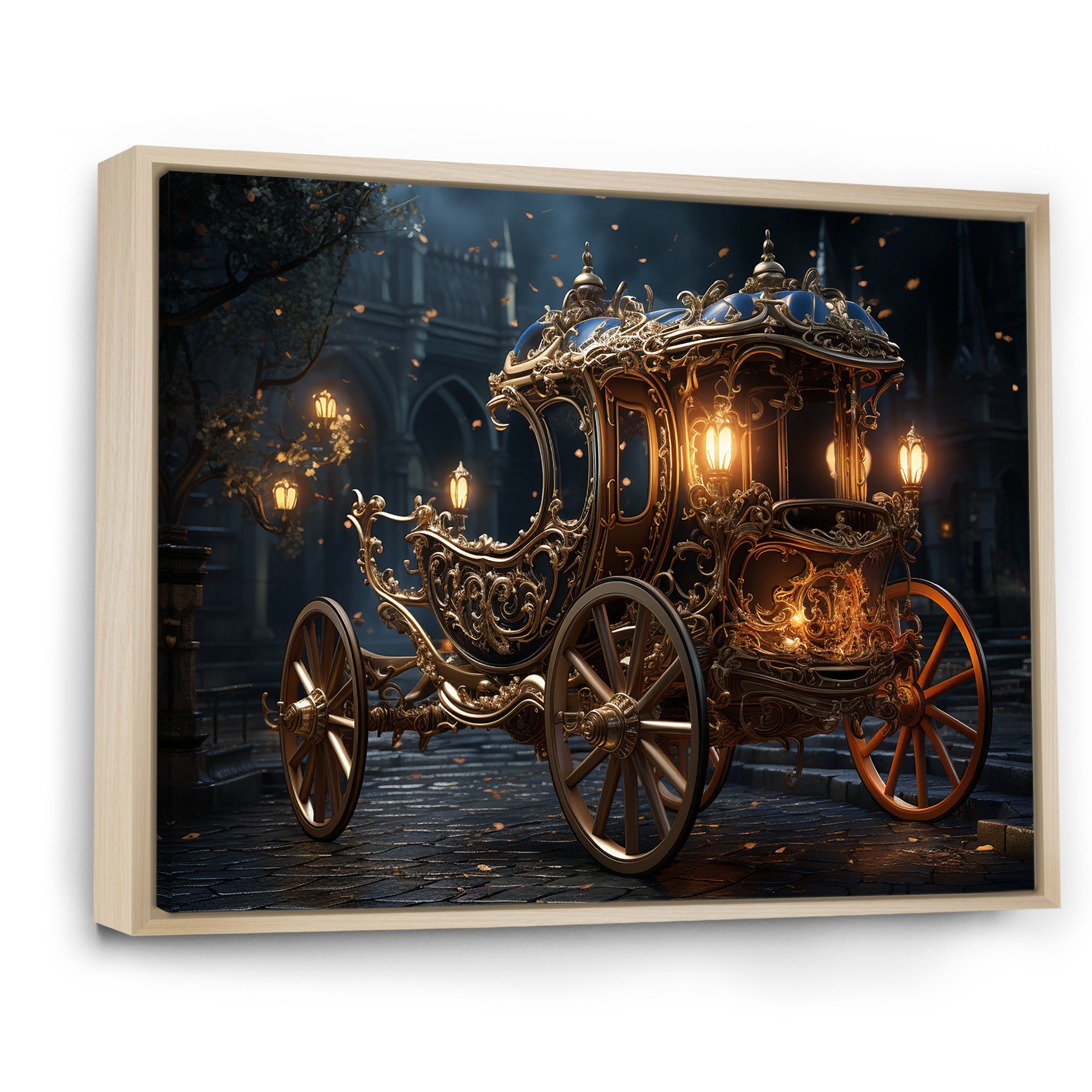 Vintage old American Cart I - Old American Cart Canvas Wall Art