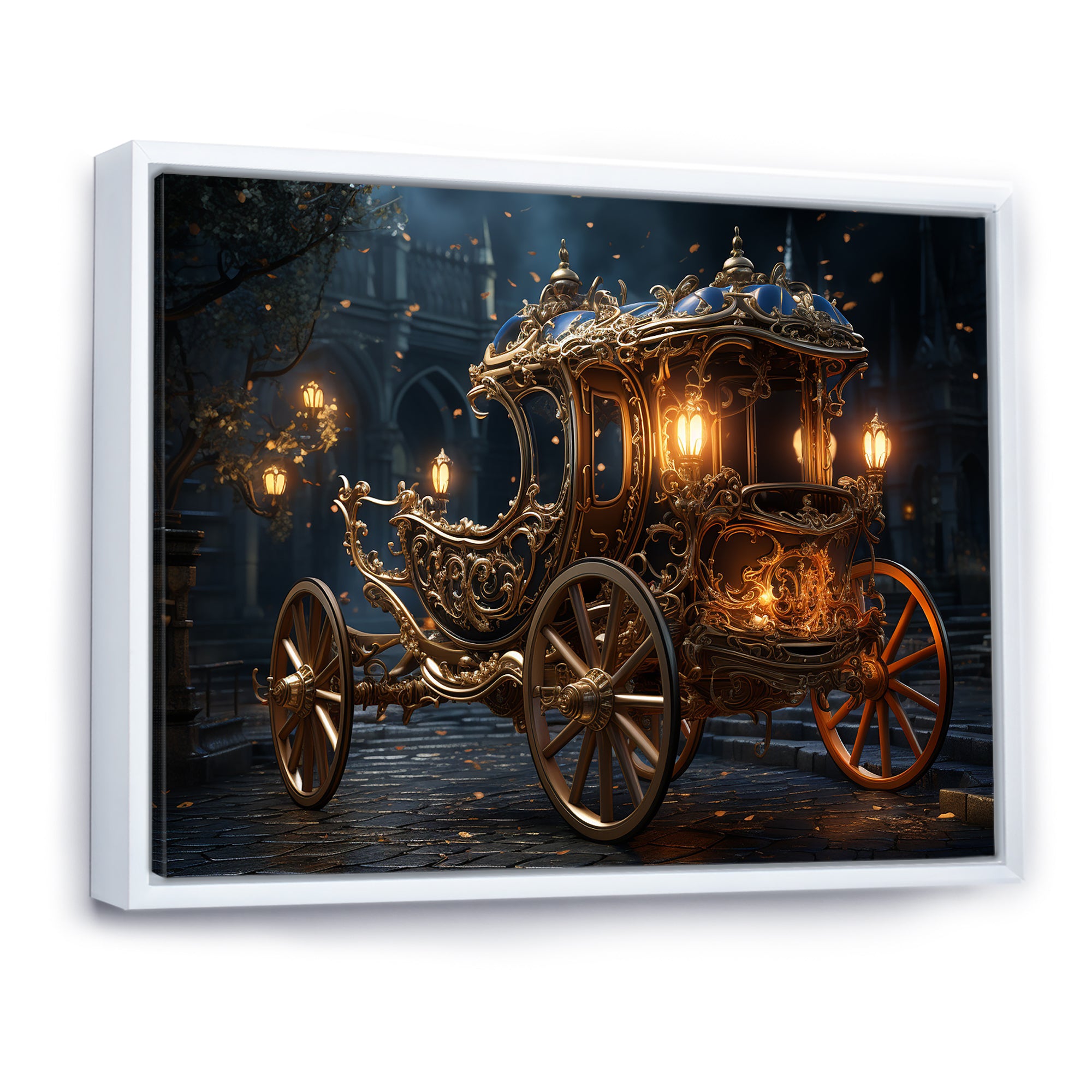 Vintage old American Cart I - Old American Cart Canvas Wall Art