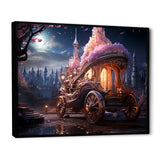 Enchanted Princess Carriage I - Old American Cart Canvas Wall Art