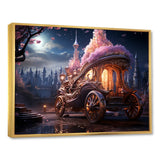 Enchanted Princess Carriage I - Old American Cart Canvas Wall Art