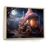 Enchanted Princess Carriage I - Old American Cart Canvas Wall Art