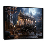 Enchanted Evening Carriage - Old American Cart Canvas Wall Art