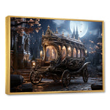 Enchanted Evening Carriage - Old American Cart Canvas Wall Art