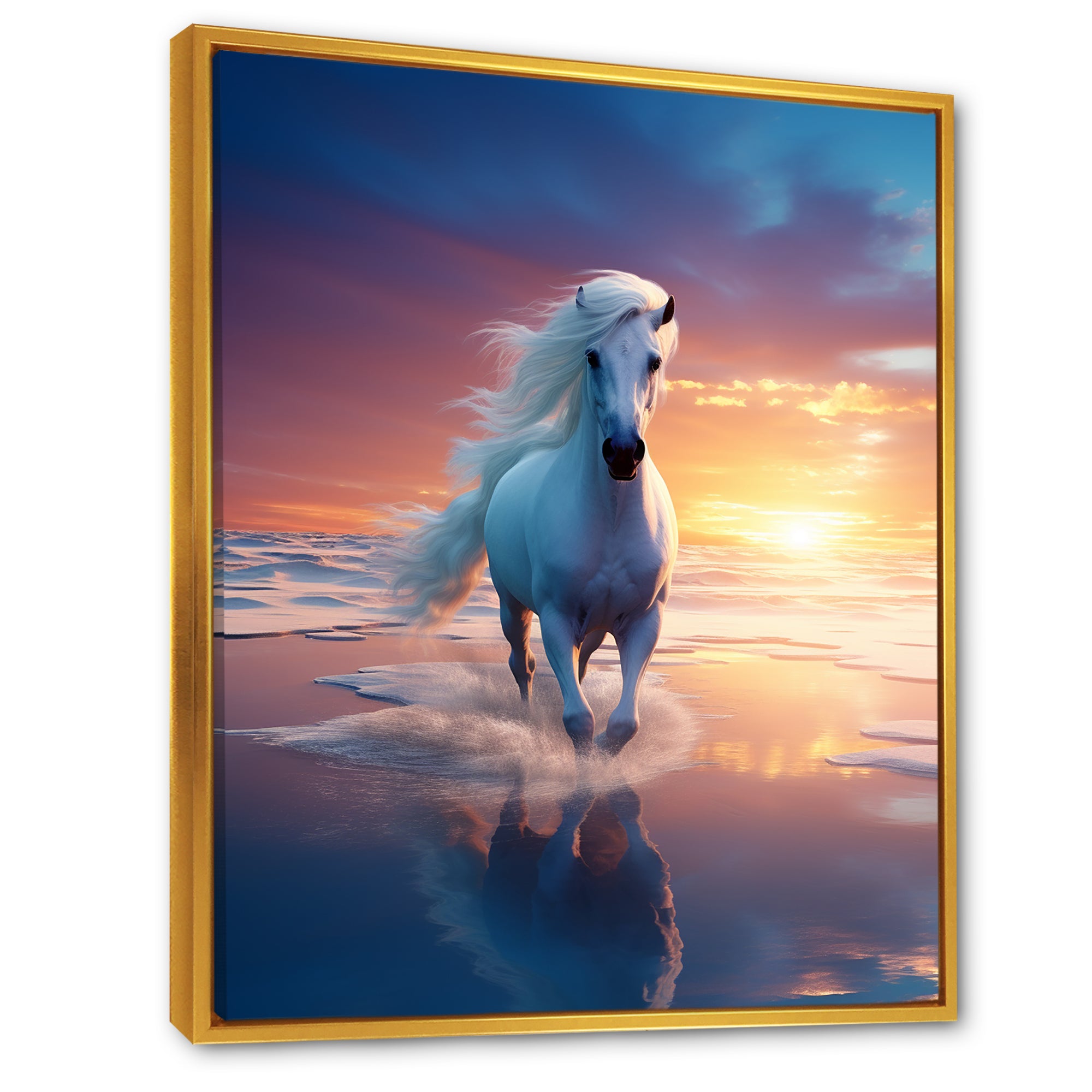 Coastal Horse Majesty Portrait - Horse Wall Decor