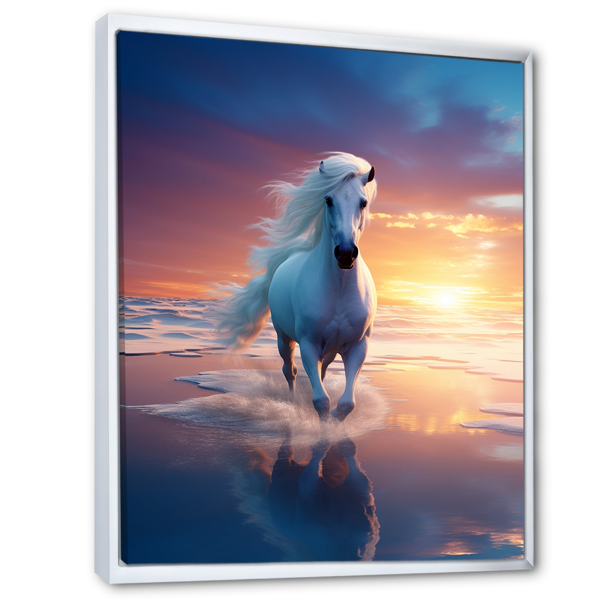 Coastal Horse Majesty Portrait - Horse Wall Decor