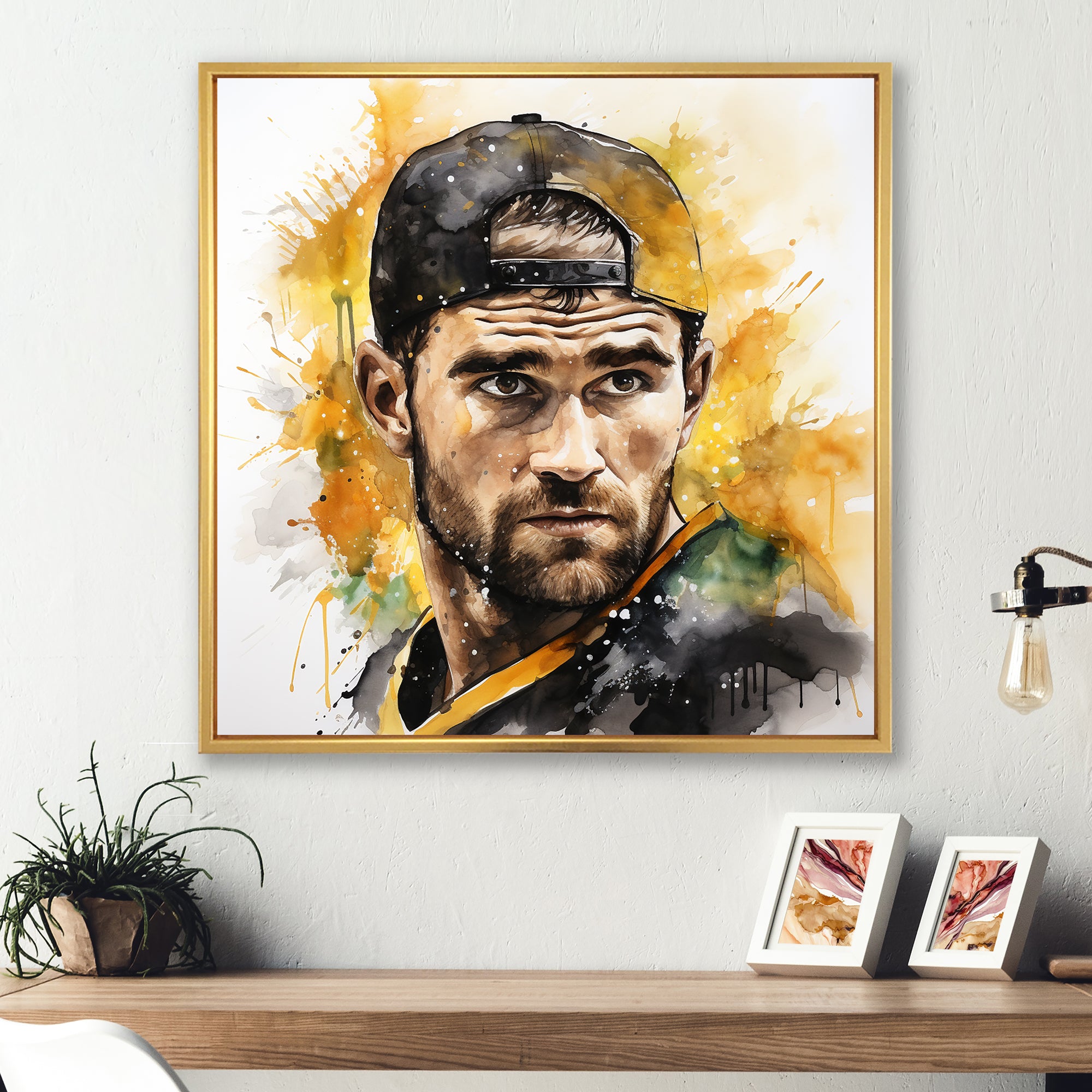 Boston Hockey Ice Legacy I - Sport Hockey Canvas Wall Art