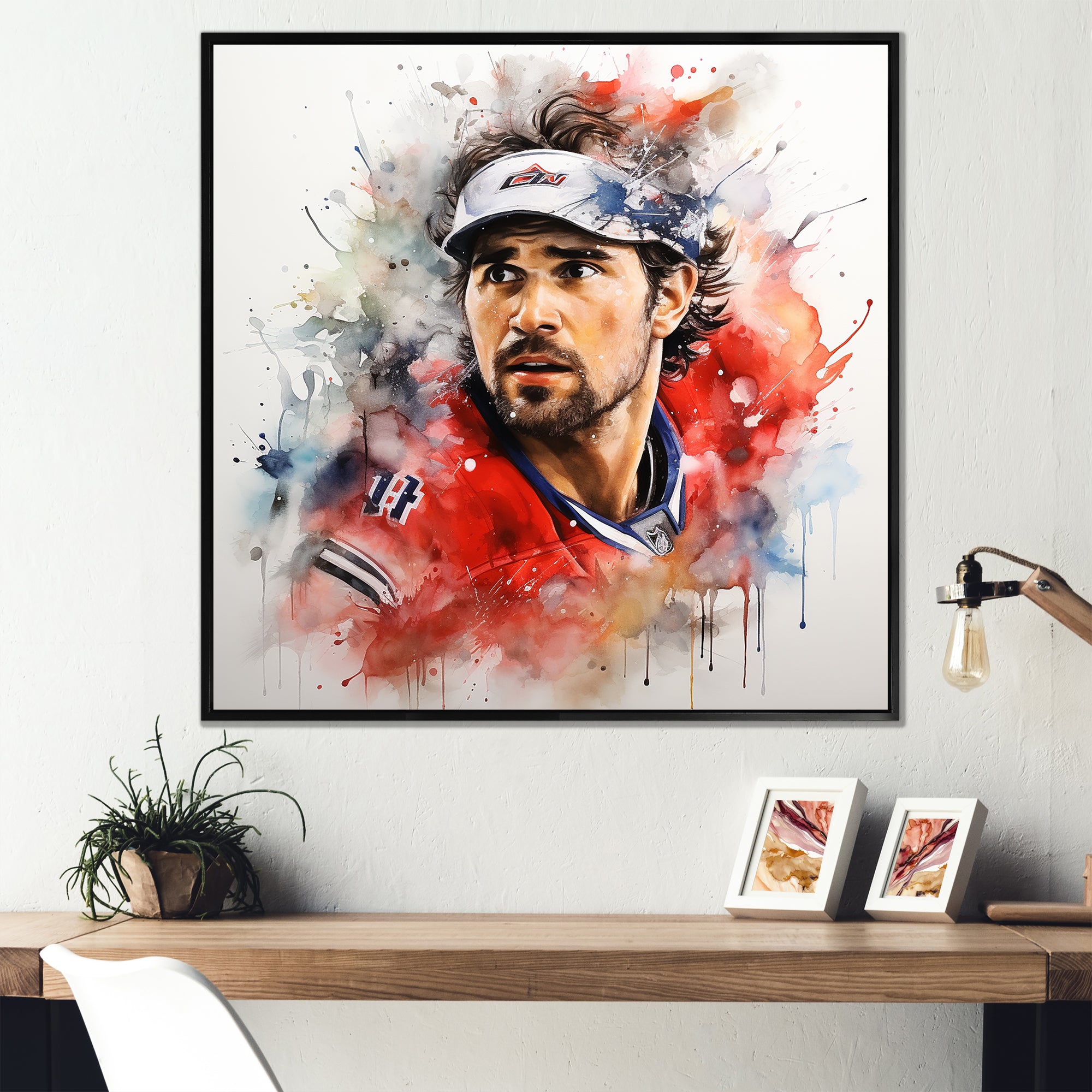 Hockey Champion Odyssey Portrait I - Sport Hockey Canvas Wall Art