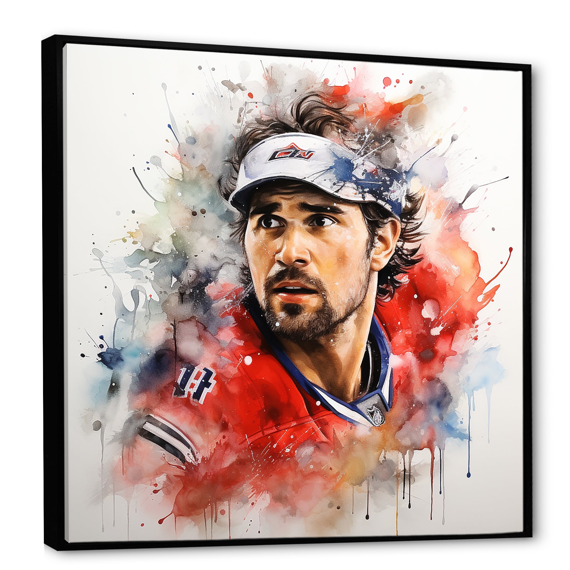 Hockey Champion Odyssey Portrait I - Sport Hockey Canvas Wall Art