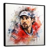 Hockey Champion Odyssey Portrait I - Sport Hockey Canvas Wall Art