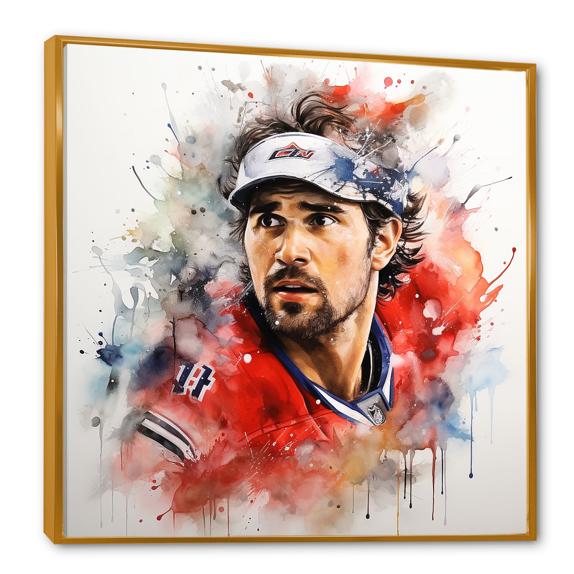 Hockey Champion Odyssey Portrait I - Sport Hockey Canvas Wall Art
