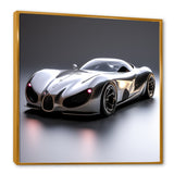 Silver Italian hyper car I - Car Exotic Canvas Wall Art