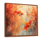 Orange coral Marine goldfish magic - Orange Coral Wall Art