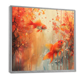 Orange coral Marine goldfish magic - Orange Coral Wall Art