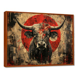 Red Taurus Astrology Bulls Courage - Taurus Wall Art Prints
