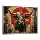 Red Taurus Astrology Bulls Courage - Taurus Wall Art Prints