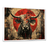 Red Taurus Astrology Bulls Courage - Taurus Wall Art Prints