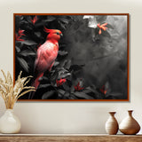 Red black Garden of Eden Birds - Bird Home Decor Art