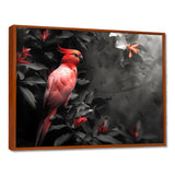 Red black Garden of Eden Birds - Bird Home Decor Art
