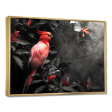 Red black Garden of Eden Birds - Bird Home Decor Art