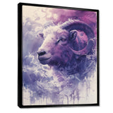 Purple Ram spirit Tranquility - Ram Home Decor Art
