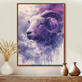 Purple Ram spirit Tranquility - Ram Home Decor Art