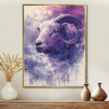 Purple Ram spirit Tranquility - Ram Home Decor Art