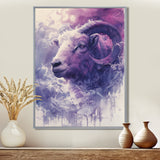 Purple Ram spirit Tranquility - Ram Home Decor Art