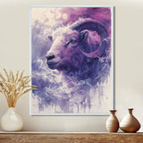 Purple Ram spirit Tranquility - Ram Home Decor Art