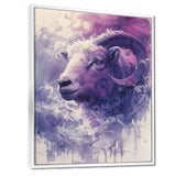 Purple Ram spirit Tranquility - Ram Home Decor Art